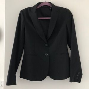 Theory Black Gabe 2 Button Blazer, Size 2